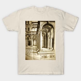 Architectural 2 Antique Engraving T-Shirt